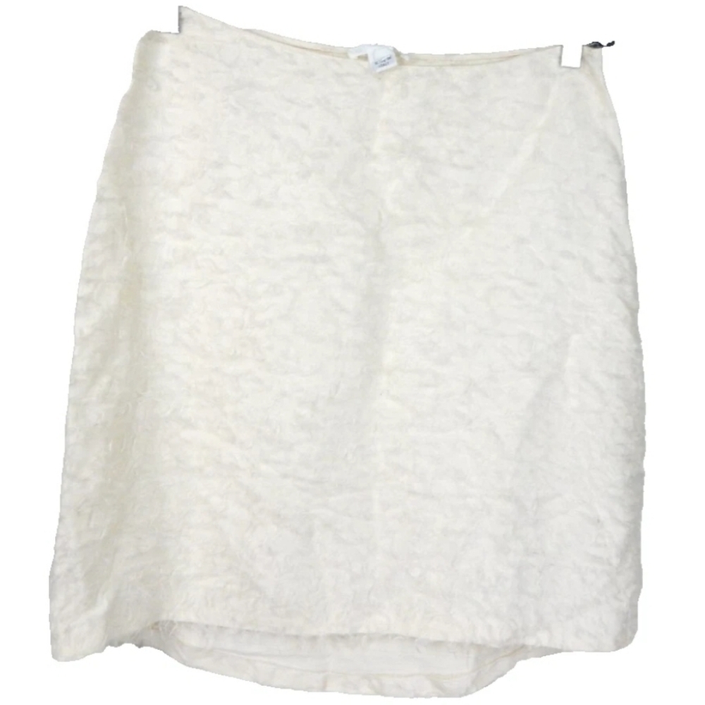 Helmut Lang Vintage Distressed Silk Pencil Skirt